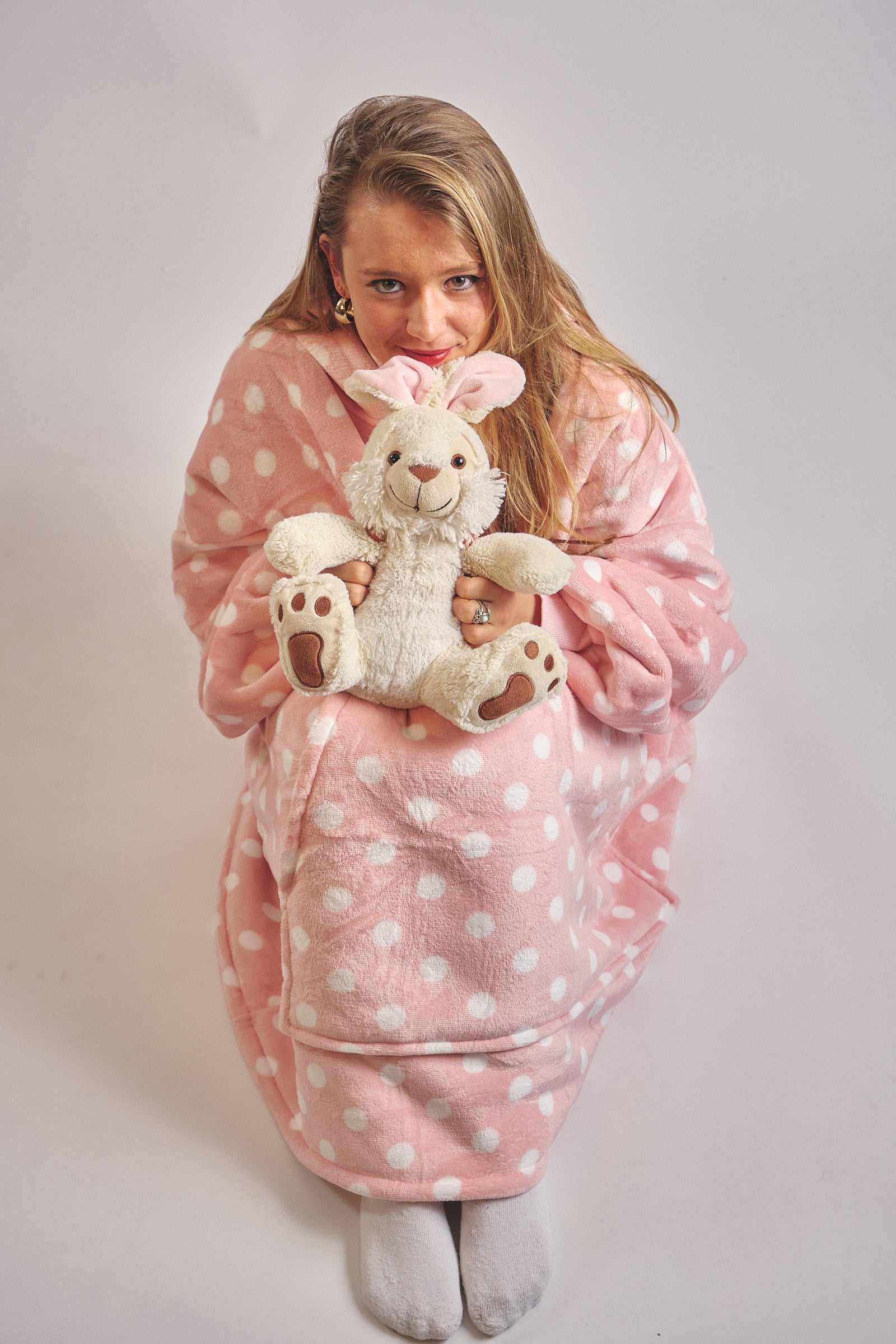 Roze Deekie Met Stippen